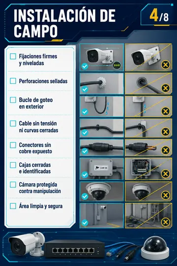 Field mounting and camera bracket installation