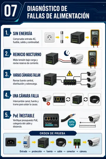 Power diagnostics and voltage drop troubleshooting