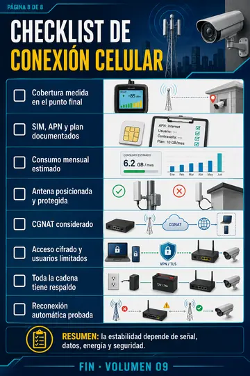 System commissioning and power-on checklist