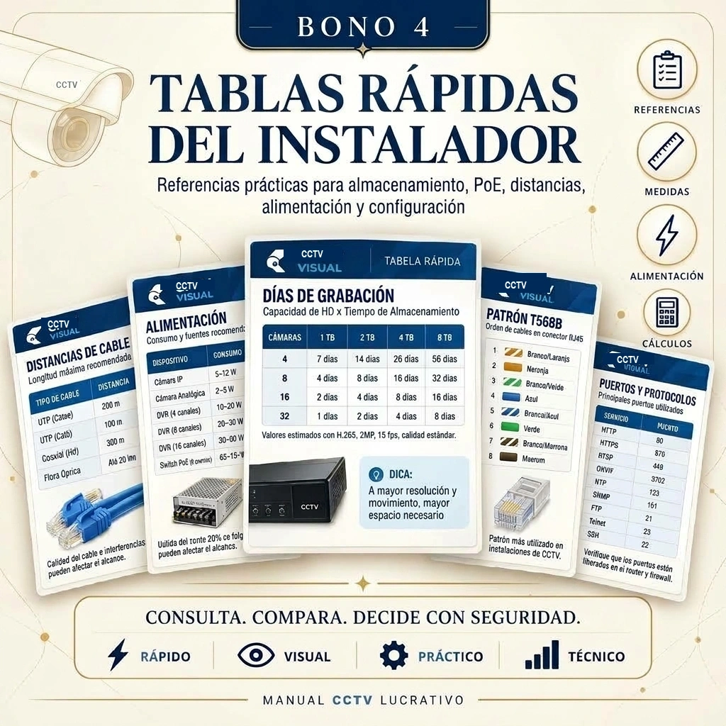 Installer's Quick Reference Tables